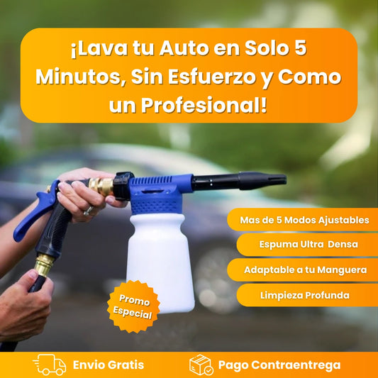 CarWashPro™ - Pistola de Espuma para Autos